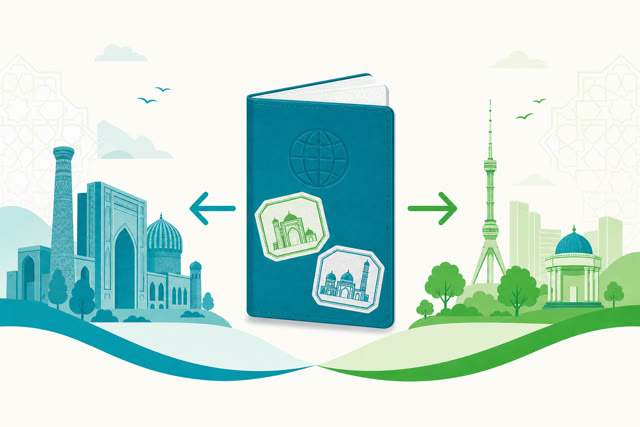 Double-entry Uzbekistan Transit Visa