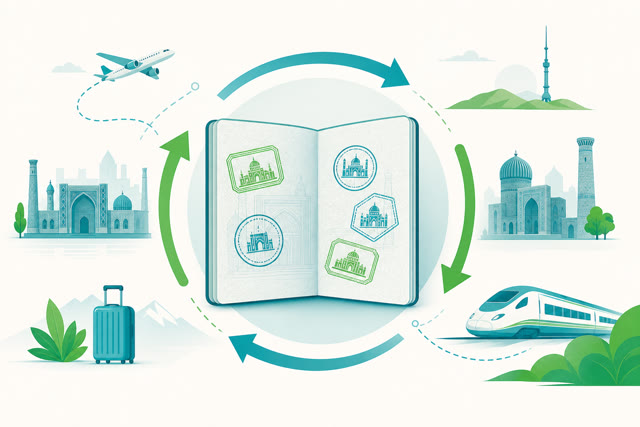 Multiple entry Uzbekistan business visa