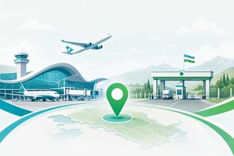 Authorised Uzbekistan immigration ports
